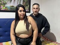 live webcam couple sex show LeslyAndSebas